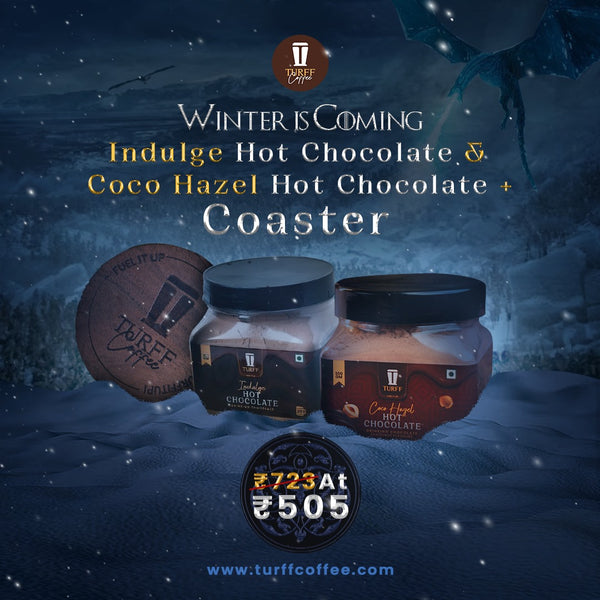 Indulge Hot Chocolate + Coco hazel Hot Chocolate +Coaster